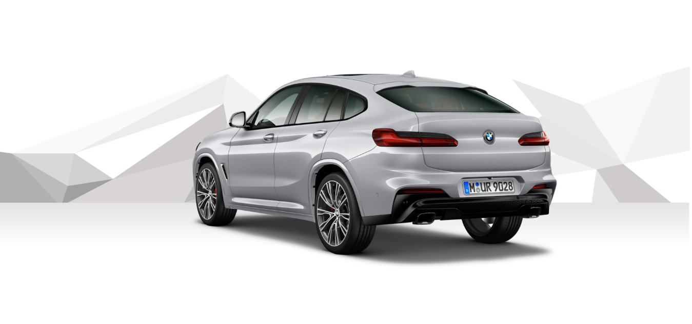 BMW X4 M40d - stříbrná metalíza, nákup online, nové auto ve výrobě, sleva